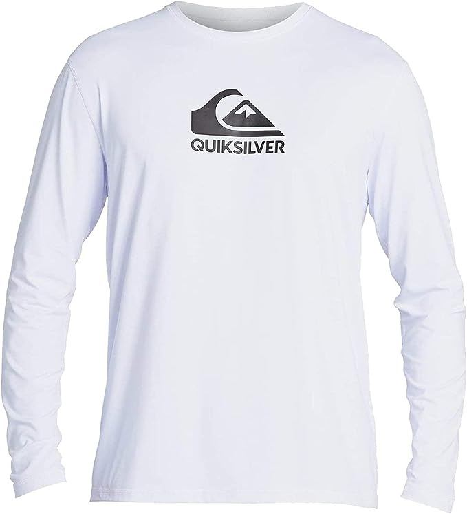 Quiksilver Men's Solid Streak Ls Long Sleeve Rashguard Surf Shirt Rash Guard