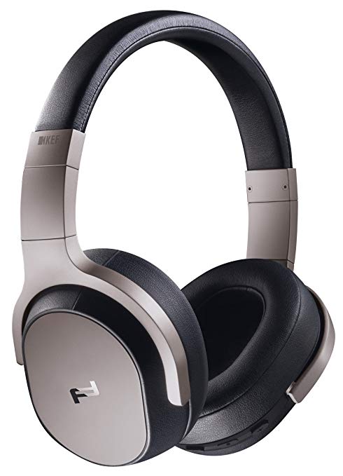 KEF Porsche Design SPACE ONE WIRELESS Over-Ear Noise Cancelling Bluetooth Headphones (Silver)
