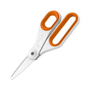 Slice 10545 Large Ceramic Scissors, Safer Choice Rounded Tip, Never Rusts, BPA & Lead Free, Food Grade, Lasts 11x Longer than Steel