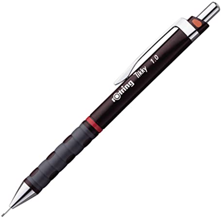 rOtring Tikky Mechanical Pencil, 1.0 mm, Burgundy (1904693)