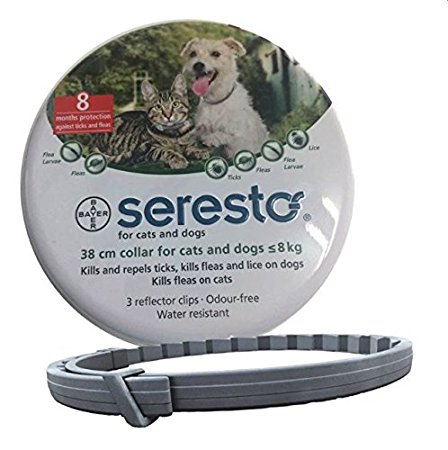 Seresto Foresto 38CM Flea&Tick Bayer Collar Small Dogs & Cats under 8kg(18LBS)