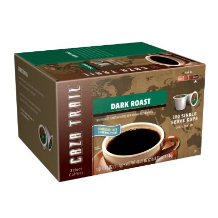Caza Trail Coffee Dark Roast 100 Single Serve Cups