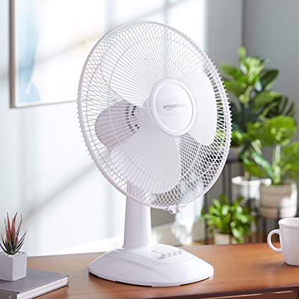 AmazonBasics - High Speed Table Fan for Cooling with Automatic Oscillation (400 MM)55W