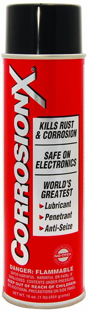 Corrosion-X 90102 Anti-Corrosion and Lubricant, 16-Ounce, Aerosol