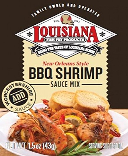 Louisiana Fish Fry New Orleans Style BBQ Shrimp Sauce Mix 1.5oz (Qty 1)