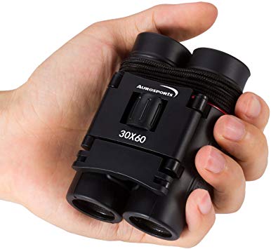 Aurosports 30x60 Folding Binoculars Telescope with Low Light Night Vision for Outdoor Birding, Travelling, Sightseeing, Hunting, etc