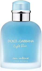 Dolce and Gabbana Light Blue Eau Intense for Men - Eau De Parfum Spray, 3.ounces