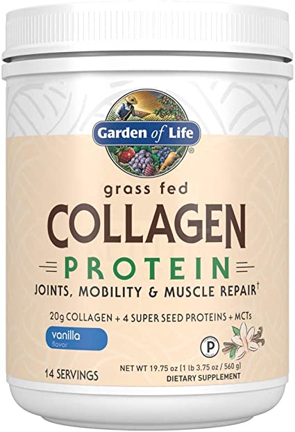 Grass Fed Collagen Protein Vanilla 560g Powder