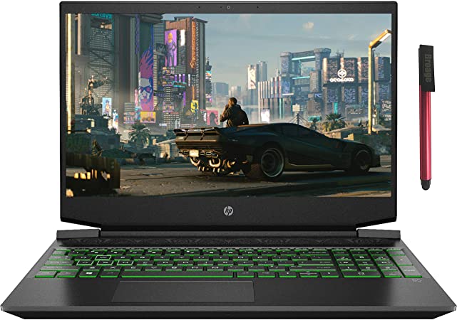 HP Pavilion 15 15.6" FHD Gaming Laptop Computer_ AMD Ryzen 5 4600H Hexa-Core (Beats i5-10300H)_ 8GB DDR4 RAM_ 256GB PCIe SSD_ NVIDIA GeForce GTX 1650_ Backlit KB_ Windows 10_ BROAGE 64GB Flash Drive