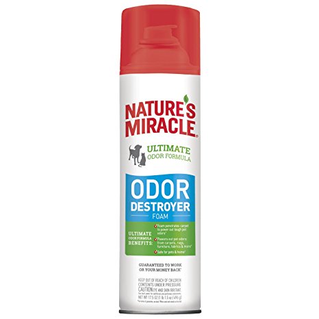 Nature's Miracle Nm Odor Destroyer Foam, 6/17.5 oz