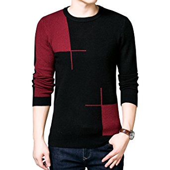 Womleys Mens Casual Assorted Colors Crewneck Pullover Sweater Cotton Knitwear