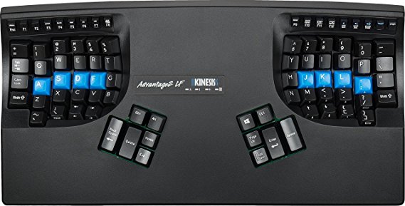 Kinesis Advantage2 LF Ergonomic Keyboard (Cherry MX Red Switches)