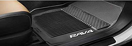 Genuine Toyota Rav4 All-Weather Floor Liners PT908-42165-20. Black 3 Piece Set. 2016 Rav4 Non-Hybrid.