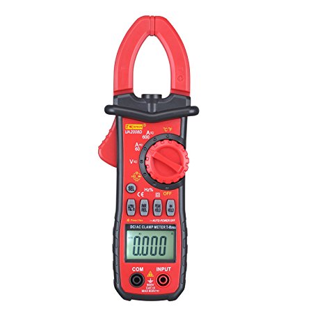 DMiotech 600A DC / AC Clamp Meter Digital Multimeter with Resistance, Capacitance, Temperature, Frequency, Voltage, Current, Diode and Continuity Testing