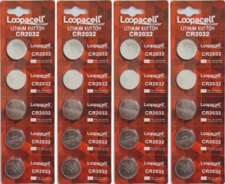 20 Genuine Loopacell CR2032 3v Lithium 2032 Coin Batteries Freshly Packed by Loopacell