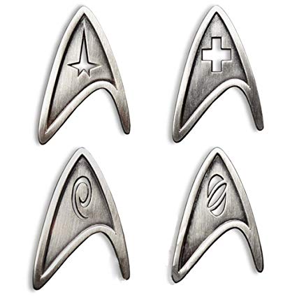 Star Trek Cosplay Brooch Starfleet Division Metal Badge Replica