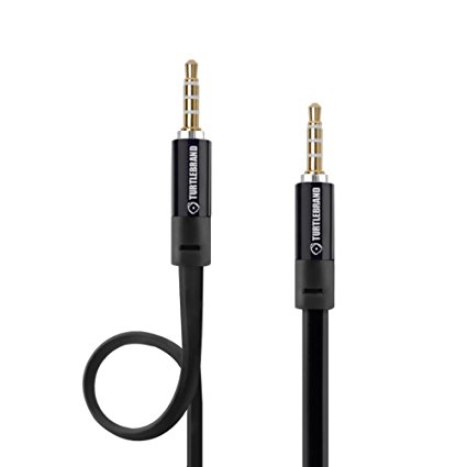 3.5mm Male to Male Stereo Audio Aux Cable - 4 Feet (1.2 Meters) - Black - Buy One Get Free One