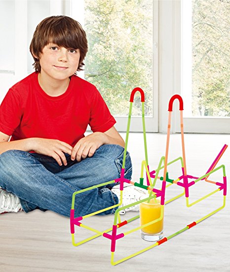 KOVOT 194 Piece Drinking Straw Building Set - A Fun Way To Sip