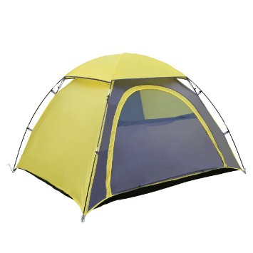 Semoo Half-Moon Style Door, 2 Person Lightweight Camping/Traveling Family Dome Tent with Carry Bag