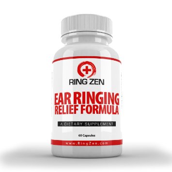 #1 Rated RingZen - Tinnitus Relief to Stop Ringing Ears. The Top Rated All Natural Tinnitus Treatment for Ringing in the Ears(60 Capsules)