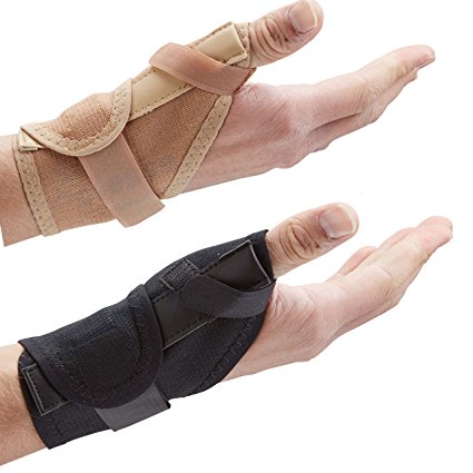 Actesso Medical Elasticated Thumb Support Brace - Reduces pain from thumb sprains and strains, thumb tendonitis or post operation