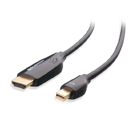 Cable Matters Mini DisplayPort (Thunderbolt™ 2 Port Compatible) to HDTV Cable in Black 15 Feet