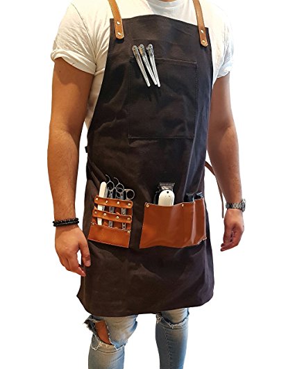 BARBER PRO Barber Apron (Dark Charcoal)