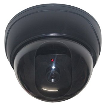 Aleko® D01IR Dummy Fake Imitation Security Camera with Flashing Light LED Cost-effective Security CCTV Simulated Dome Camera