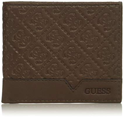 Guess Men's Leather Slim Bifold Wallet