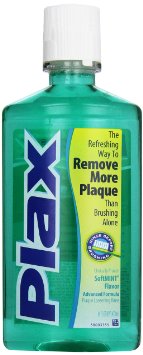 Plax Advanced Formula Plaque Loosening Rinse, Soft Mint, 16 Fluid Ounce