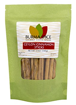 Ceylon Cinnamon Sticks in Bag, 3.5oz