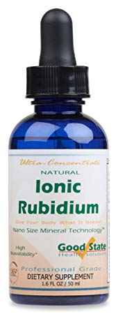 Good State Liquid Ionic Minerals - Rubidium Ultra Concentrate - (10 drops equals 5 mg) (100 servings per bottle)