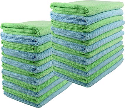 SecurOMax Thick Microfiber Cleaning Cloth, 15 x 15 Inches, 24 Pack
