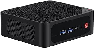 Beelink 8-Core 16-Thread AMD Ryzen7 5800H 4.4GHz SER5 MAX Mini PC, 32GB DDR4 RAM 1TB PCIe3.0 SSD, 4K@144Hz Triple Display (HDMI/Type-C/DP), USB3.2 BT5.2 Wi-Fi6 Mini Gaming PC