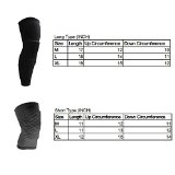AceList 2 Packs 1 Pair Protective Compression Wear - Men and Women Basketball Brace Support - Best to Immobilize Strap and Wrap Knee for Volleyball Football Contact Sports - Snug and No Chafing Padded Knee Sleeves