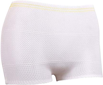 Carer Maternity Mesh Underwear High Waist Postpartum Disposable Panties (Small, 10pcs)
