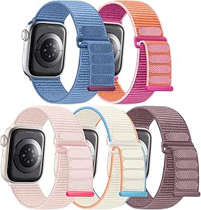 Maledan Bands Compatible with Apple Watch Band 42mm 44mm 45mm 49mm 38mm 40mm 41mm Men Women, Velcro Sport Loop Strap Bracelet Replacement Wristband for Apple iWatch Series 9 8 7 6 5 4 3 2 1 SE Ultra 2