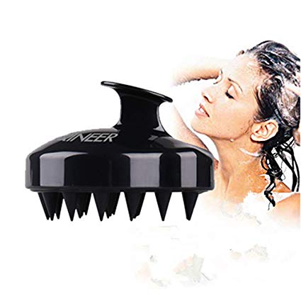 YUJOY JOQINEER Hair Scalp Massager Shampoo Brush, Chialstar Soft Silicone Scalp Care Brush Perfect for Men, Women, Kids and Pets