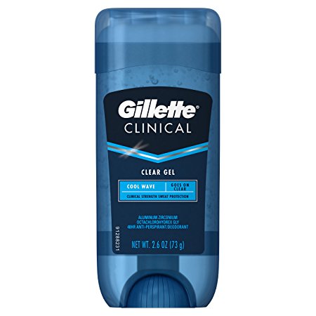 Gillette Clinical Clear Gel Cool Wave Antiperspirant and Deodorant, 2.6 oz