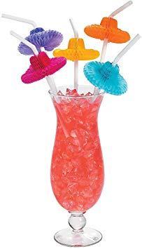 36 Flexible SOMBRERO Straws/FIESTA/Cinco de MAYO Party/MEXICAN HATS/3 Dozen/DECOR