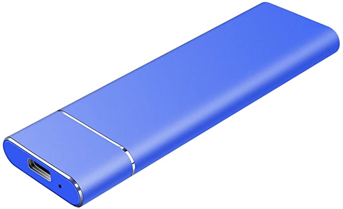 External Hard Drive Portable HDD – Plus Slim 1TB 2TB Portable Hard Drive External USB 3.1 Hard Drive for PC Laptop and Mac - Blue,2TB