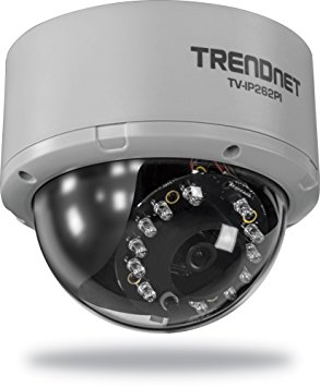 TRENDnet Megapixel PoE Dome Network Surveillance Camera with Night Vision, TV-IP262PI (Black)