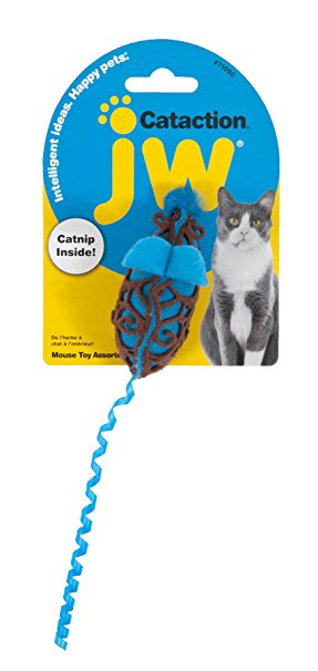 JW Cataction Mouse Toy, Multicolor