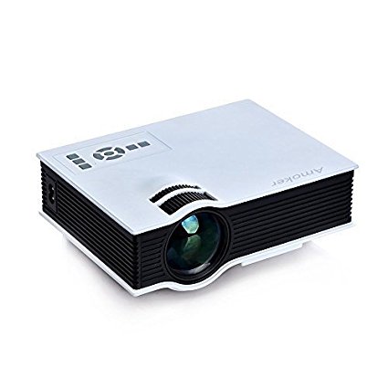 Amoker Multi-media Mini HD Portable Video projector for Home Cinema Theater