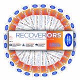 RecoverORS Adult Clinical Rehydration Powder for Food Poisoning Hangovers Diarrhea - 25 Pack