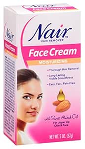 Nair Hair Remover Face Cream, 2 Ounce (Pack of 6)