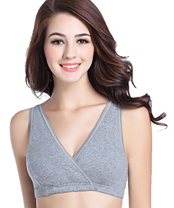 CAKYE Women's Nursing Tank Sleep Bra For Nursing And Maternity