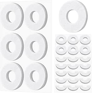 Nuanchu 36 Pcs Callus Cushions Callus Pads for Bottom of Foot Round Corn Cushions Pads for Feet Soft Adhesive Felt Corn Pads for Ball and Side of Foot, Pain Relief from Shoe