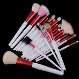 24 pcs Pro Cosmetic Makeup Brush Set with Pink Bag