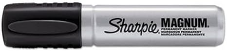 Sharpie 44101 5/8 Inch tip, Black Magnum 44 Sharpie, 1 Each